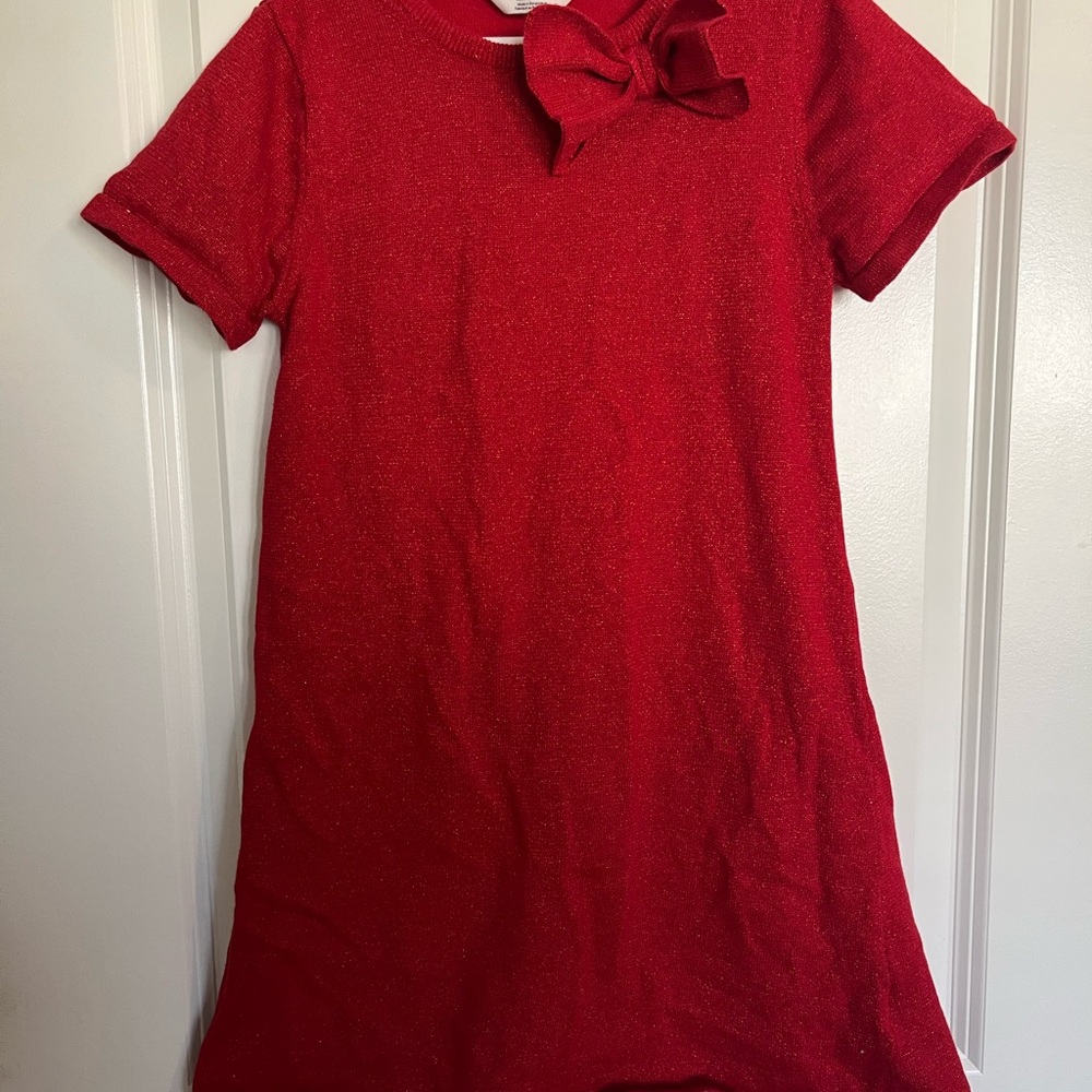 H&M Red Glitter Kids Dress